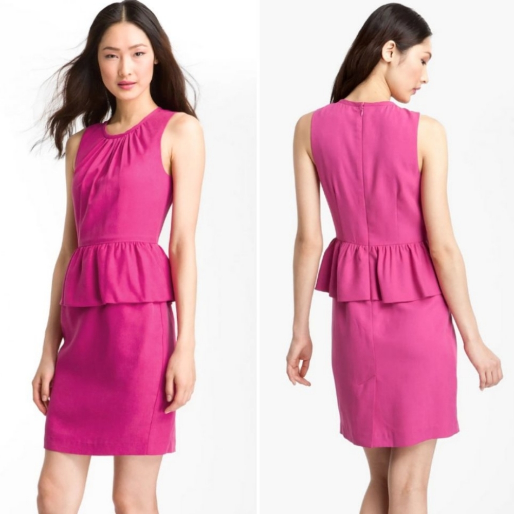 TRINA TURK Kiran Peplum Sleeveless Sheath Dress